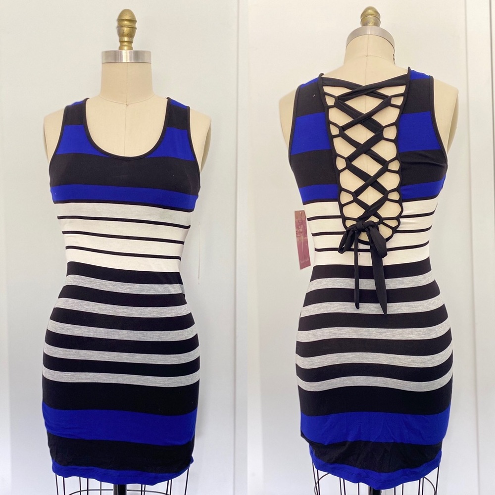 Striped tank dress